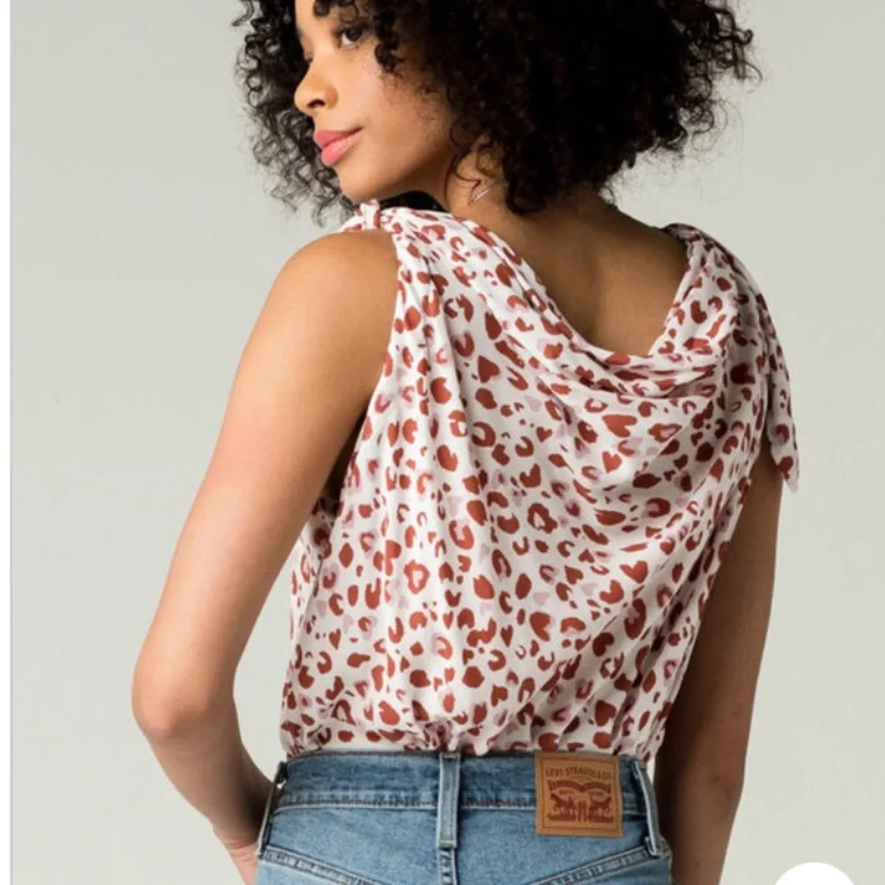 Free People Bare It All Bodysuit in Ivory Combo Size XS